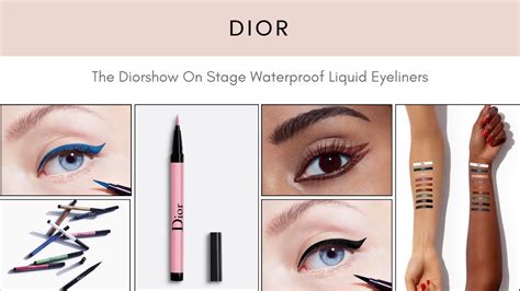 dior diorshow liner brown|dior diorshow on stage eyeliner.